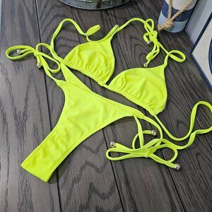 Plumeria Swimwear Bikini Set